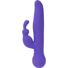 Вібратор-кролик – Touch by SWAN Duo Purple з сенсорним управлінням, оберти головки, вібрація точки G, 2 мотори