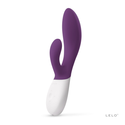 Вібратор-кролик з хвилястим рухом стовбура – LELO Ina Wave 2 Plum – 12 режимів стимуляції