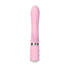 Вібратор-кролик з обертами та вібрацією – Pillow Talk Lively Pink – кристал Swarovski, подвійний мотор