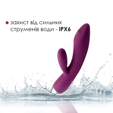 Вібратор-кролик з перлинною стимуляцією точки G – Svakom Trysta Violet – 7 режимів вібрації, 2 швидкості руху кульки