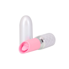 Вибратор-помада с язычком – Pillow Talk Lusty Pink – высококачественный силикон