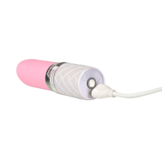 Вибратор-помада с язычком – Pillow Talk Lusty Pink – высококачественный силикон