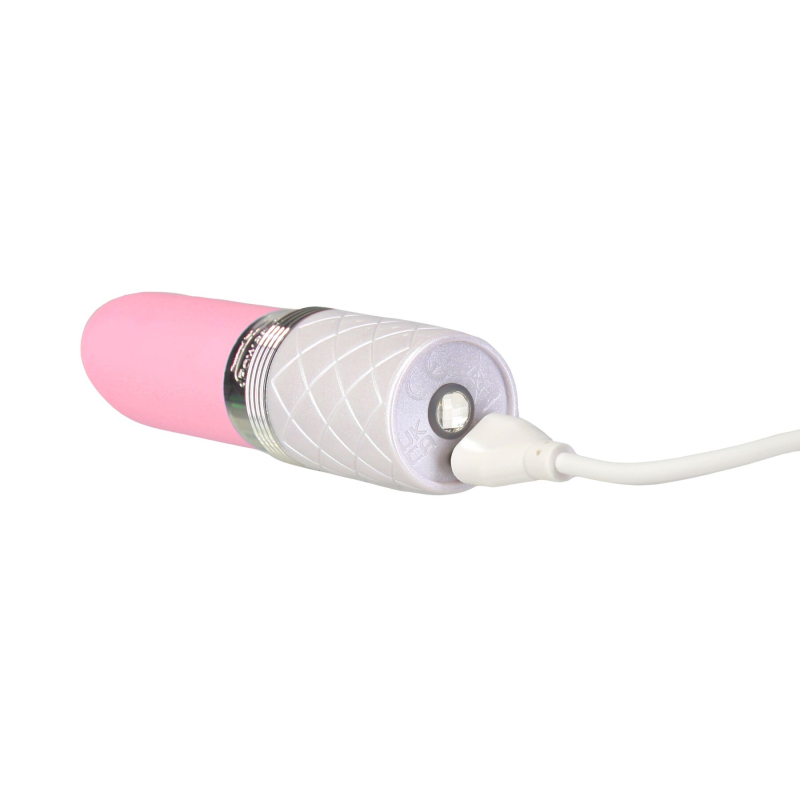 Вибратор-помада с язычком – Pillow Talk Lusty Pink – высококачественный силикон