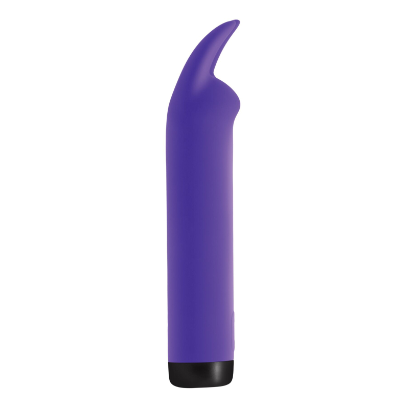 Вібратор – S Pleasures Bullets Amethyst з двома відростками, 10 вібраційних режимів