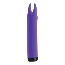 Вібратор – S Pleasures Bullets Amethyst з двома відростками, 10 вібраційних режимів