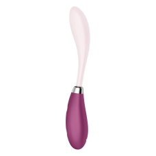 Вибратор с гибким стволом – Satisfyer G-Spot Flex 3 Red – 12 режимов вибрации, полный защита IPX7