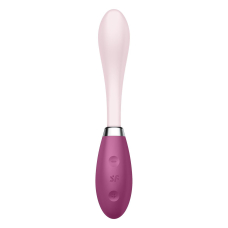 Вибратор с гибким стволом – Satisfyer G-Spot Flex 3 Red – 12 режимов вибрации, полный защита IPX7