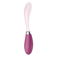 Вибратор с гибким стволом – Satisfyer G-Spot Flex 3 Red – 12 режимов вибрации, полный защита IPX7
