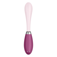 Вибратор с гибким стволом – Satisfyer G-Spot Flex 3 Red – 12 режимов вибрации, полный защита IPX7