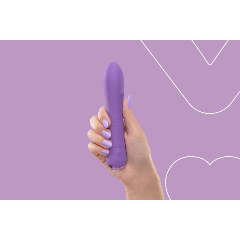 Вібратор з підігрівом – FairyGasm WowGenie Violet – нагрів до 42 °C, 9 режимів вібрації