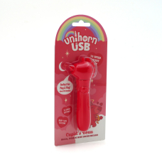 Віброкуля-єдиноріжка для клітора - Unihorn USB Bullet Cupid's Beau, червона, 10 режимів
