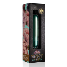 Віброкуля Rocks Off RO-90mm Touch of Velvet Aqua Lily – 10 режимів вібрації, на батарейці
