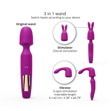 Вибромассажер микрофон – Love To Love R-EVOLUTION SWEET ORCHID – 2 сменные насадки