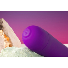 Вибромассажер-микрофон - Rocks Off Glo Girl Wand, фиолетового цвета