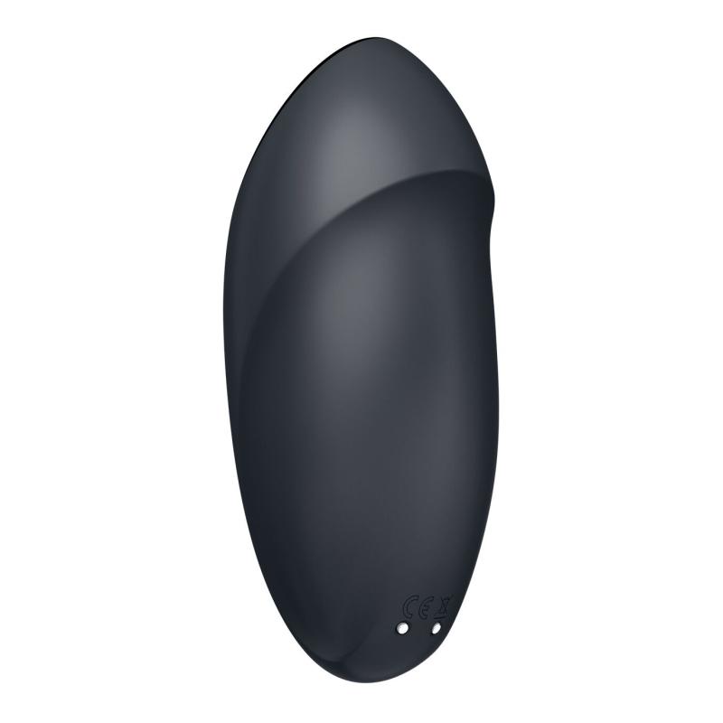 Вибростимулятор-пульсатор – Satisfyer Tap & Climax 1 Grey – 11 виброрежимов + пульсации