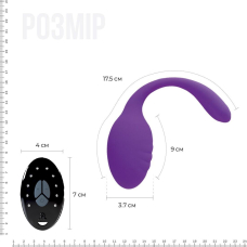 Віброяйце зі стимулятором клітора – Adrien Lastic Smart Dream II з пультом керування, можна носити під одягом