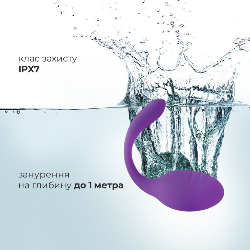 Віброяйце зі стимулятором клітора – Adrien Lastic Smart Dream II з пультом керування, можна носити під одягом