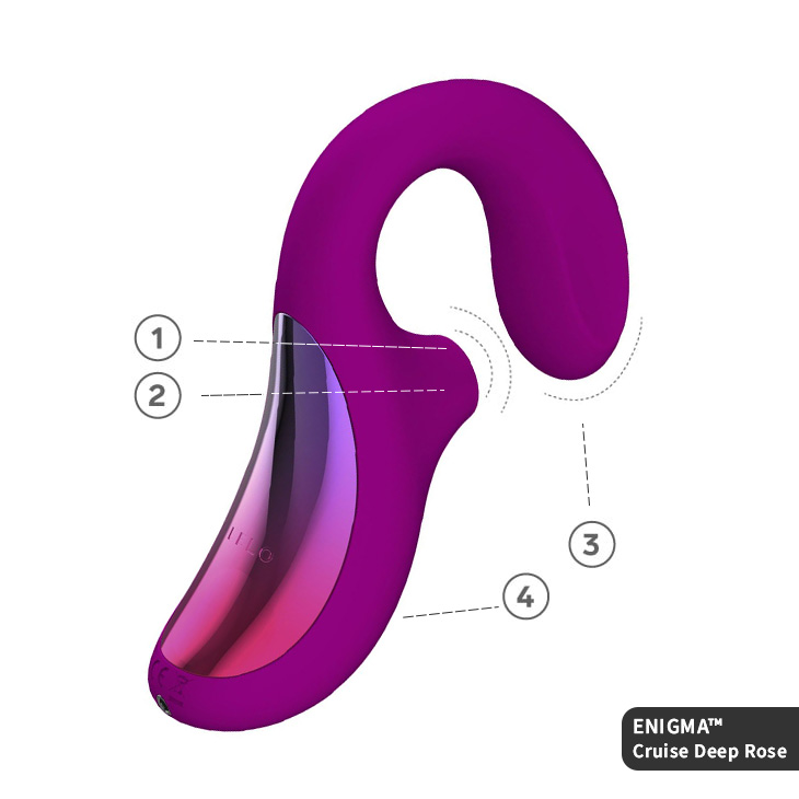 Подвійний вібратор LELO ENIGMA™ Cruise Deep Rose