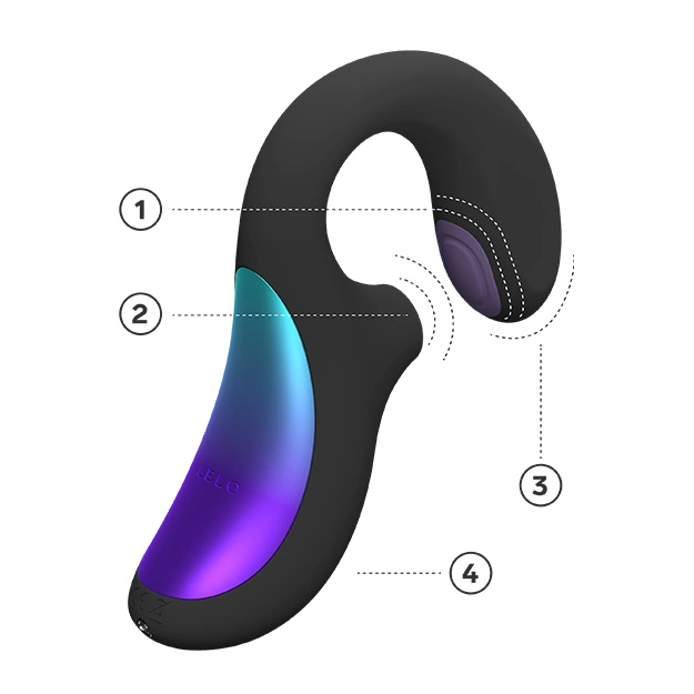 Потрійний вібратор LELO ENIGMA™ Double Sonic