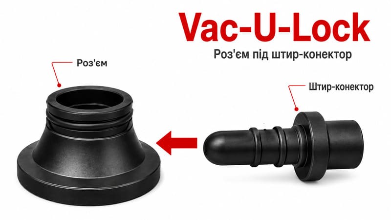 Vac-U-Lock – модульная система крепления дилдо для страпонов